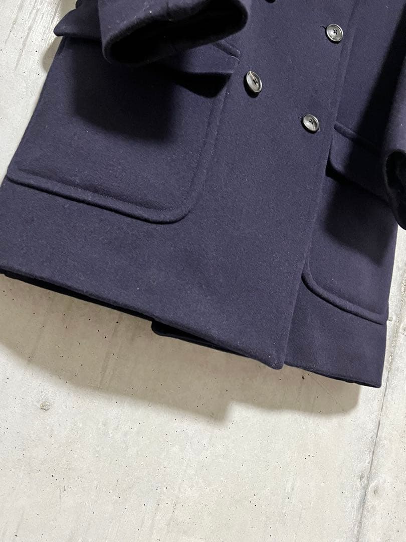 s*o様 【comoli】キャバリーメルトンダブルブレステッドコート　Pコート