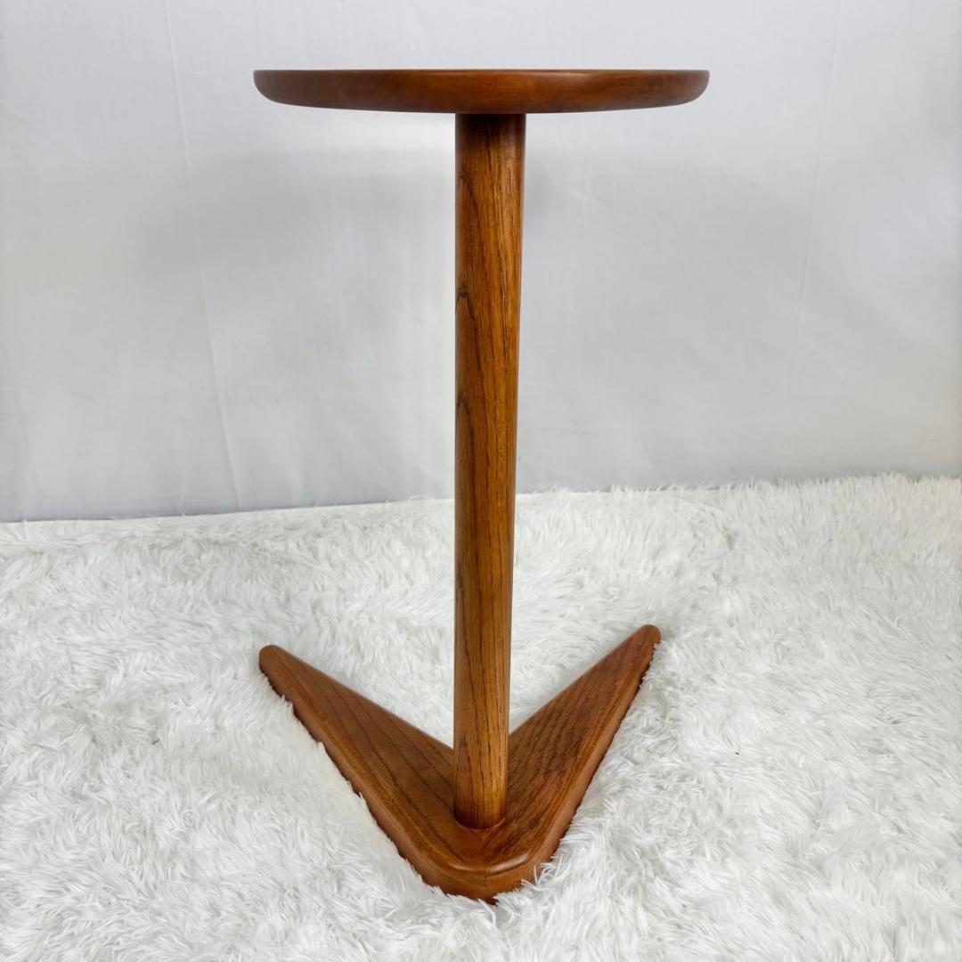 『極美品』POPOLU ポポル サイドテーブル 光製作所 北欧 天然木 オーク材