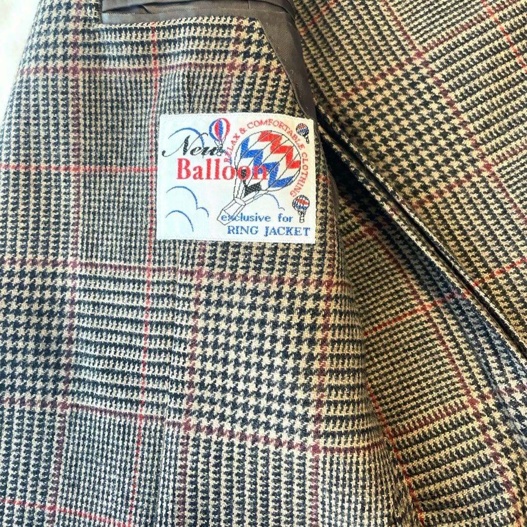 ring jacket ジャケット model バルーン グレンチェック 46