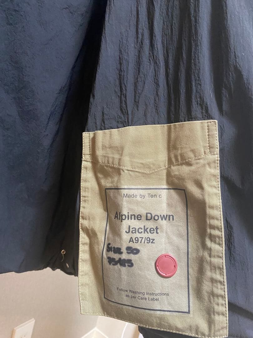 Ten-C テンシー ALPINE DOWN JACKET ブラック 50