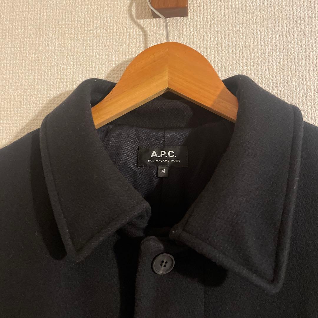 A.P.C. ウールコート　ネイビー