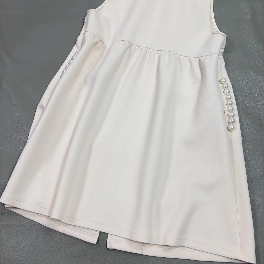 Rose Tiara ローズティアラ パールポケット フード付き ジレ 42