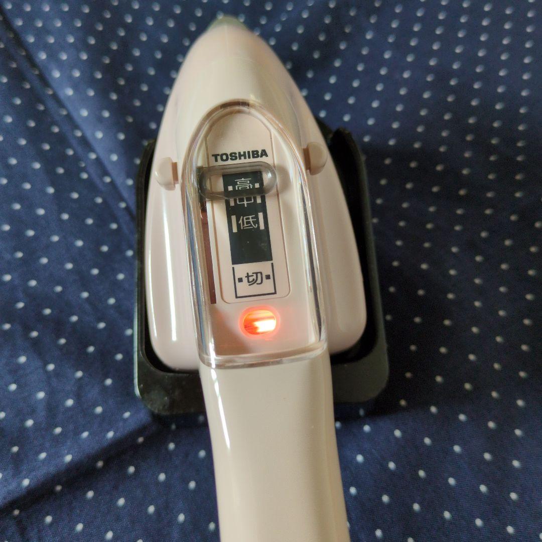 TOSHIBA 裁縫コテ　ピンクアイロン 温度設定あり