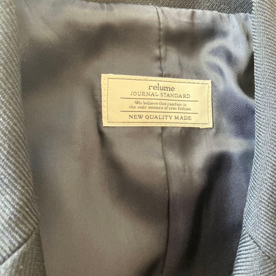 ジャーナルスタンダードレリューム 紺ブレ ダブルジャケット36