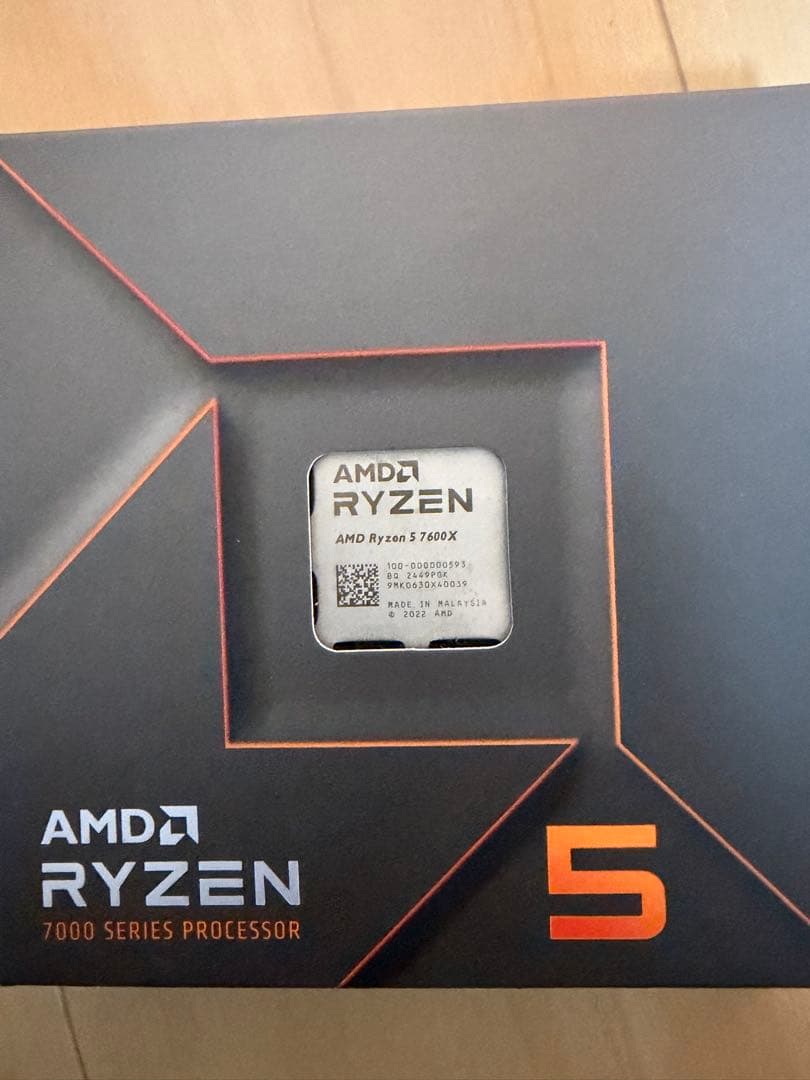 AMD Ryzen5 7600X 新品未開封