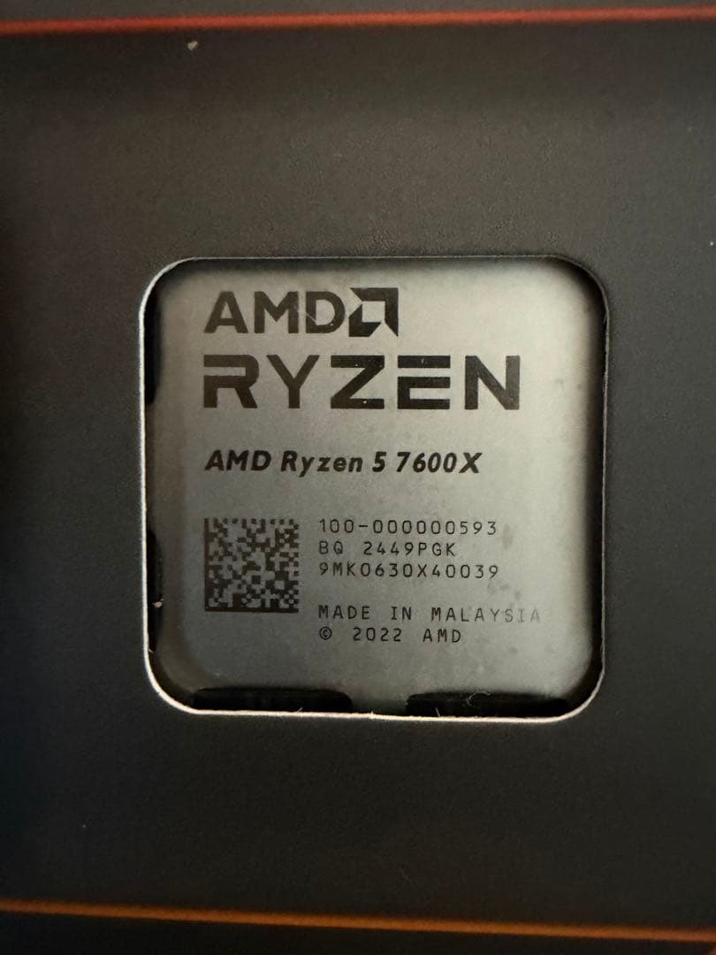 AMD Ryzen5 7600X 新品未開封