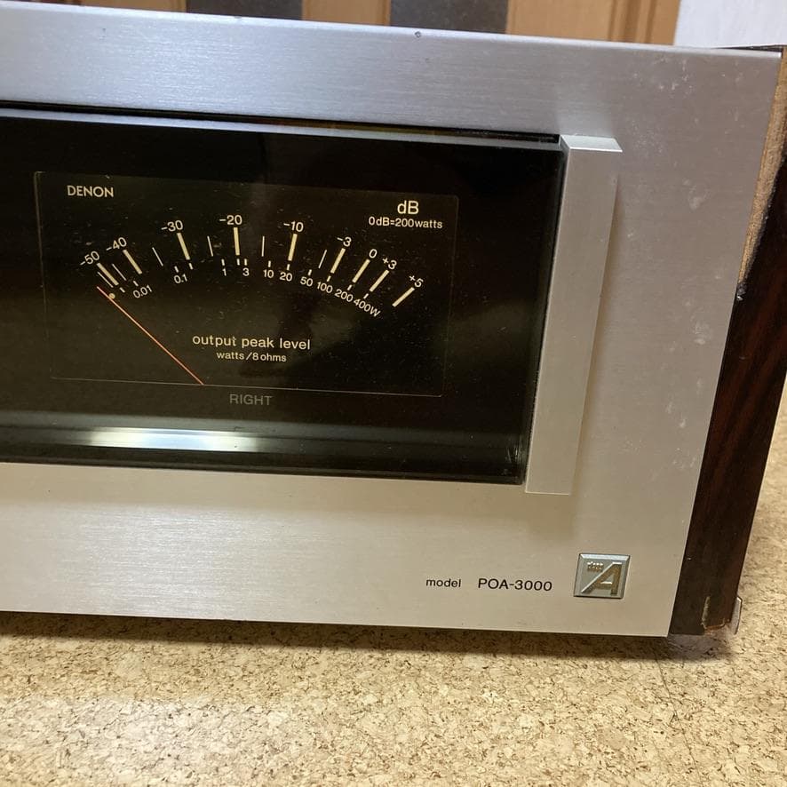 DENON POA-3000 ステレオ パワーアンプ デノン