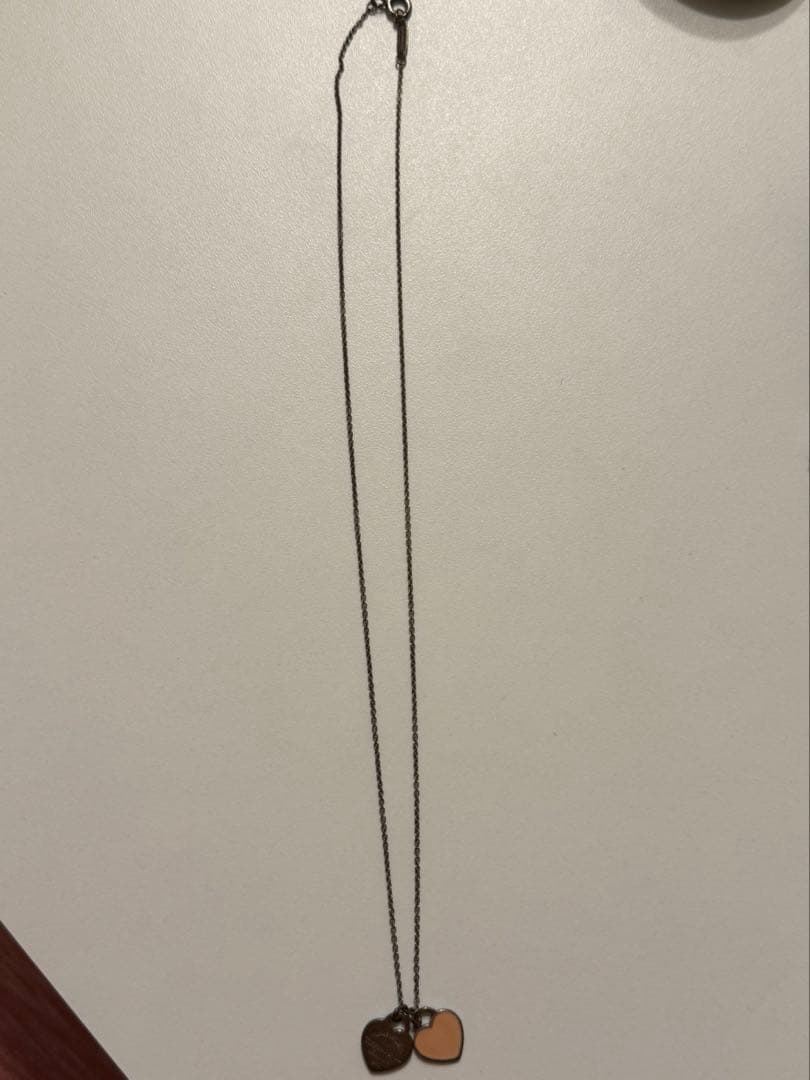 Tiffany & Co. リターントゥ ミニ ダブルハート ネックレス