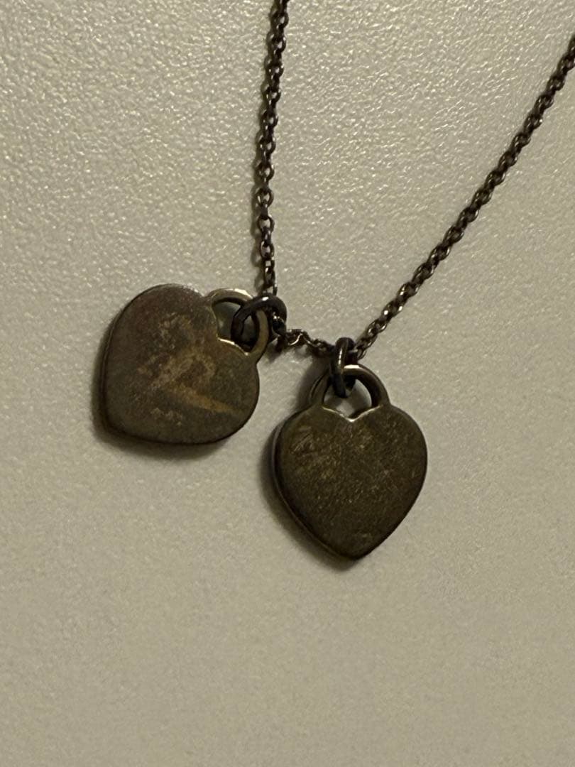 Tiffany & Co. リターントゥ ミニ ダブルハート ネックレス