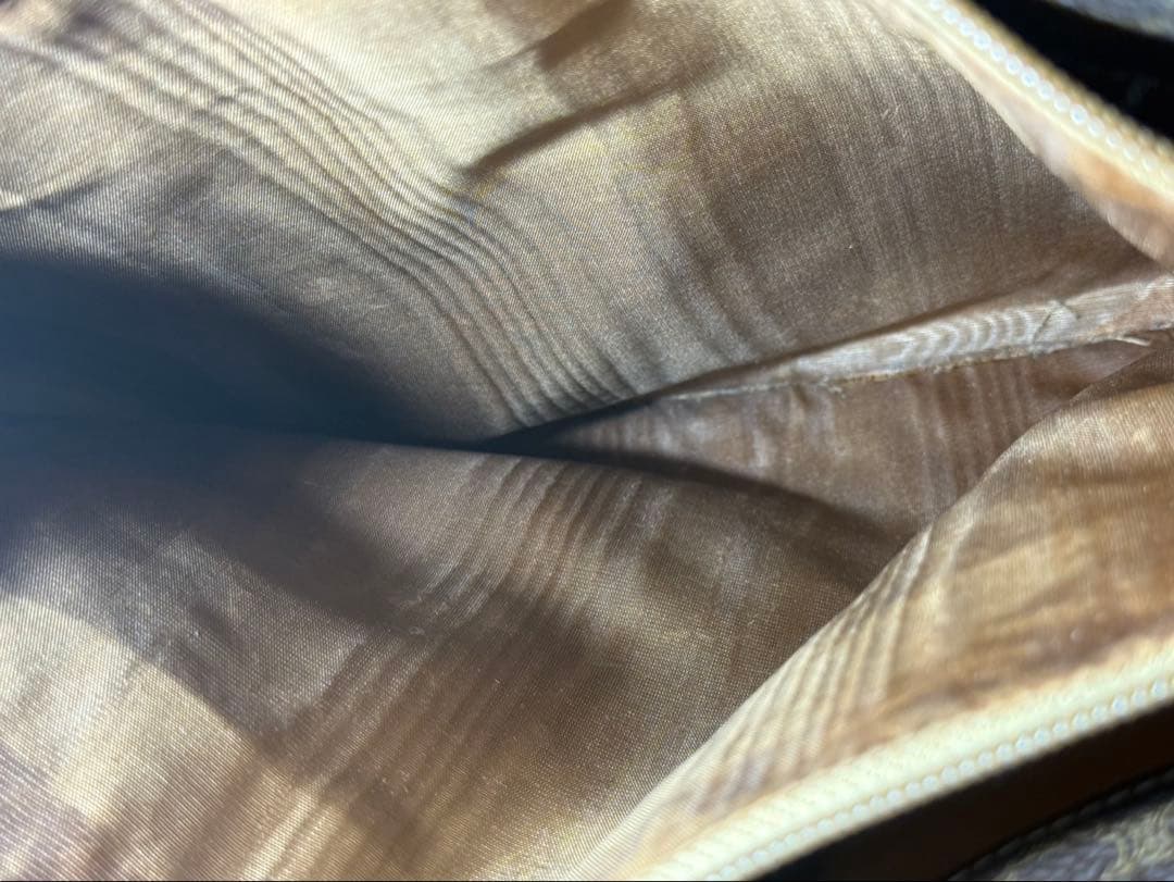 CELINE セリーヌマカダム柄 バケツ型ショルダーバッグヴィンテージ