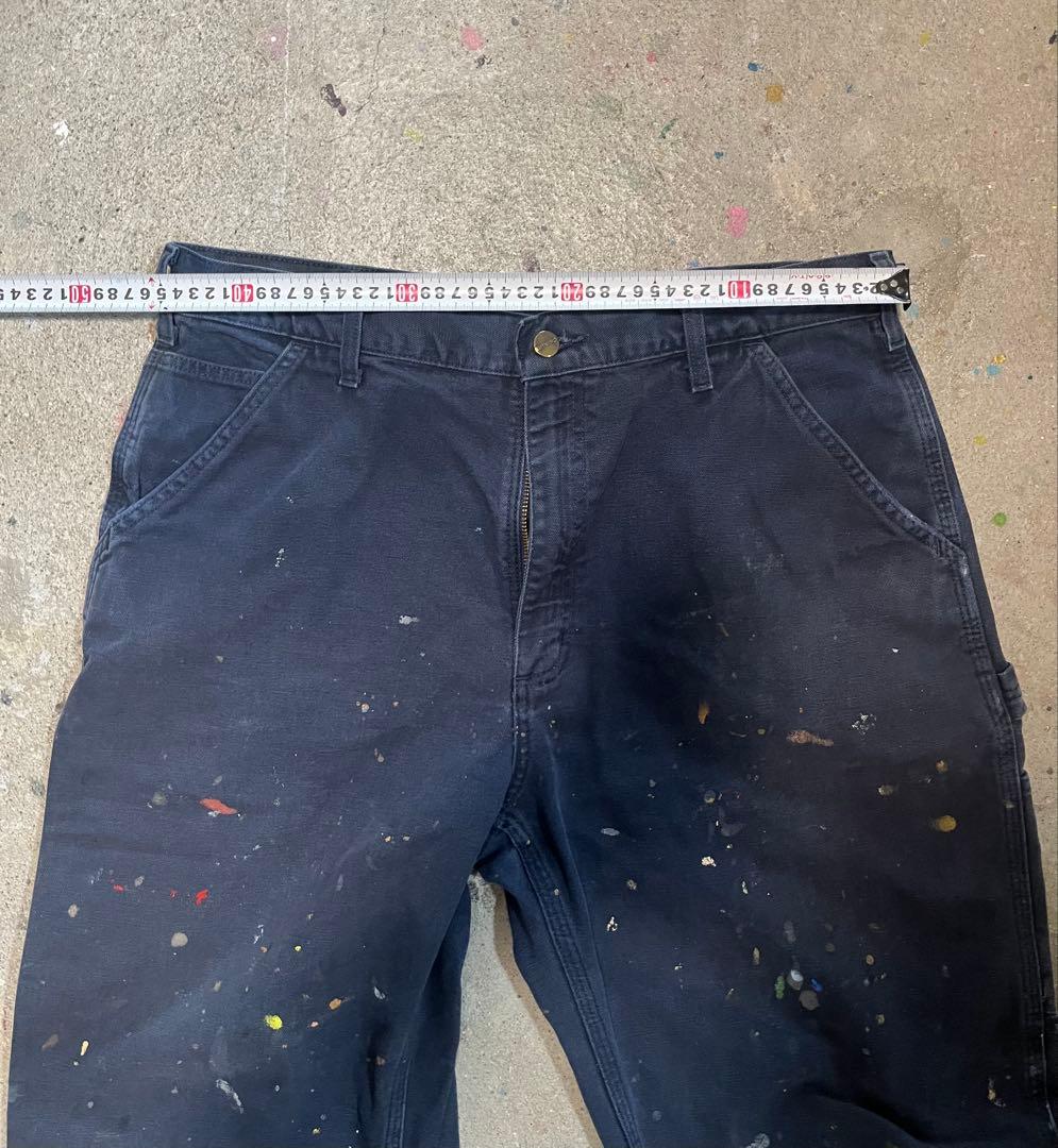 Carhartt ペインター　ペンキ　ネイビー　w36 90s