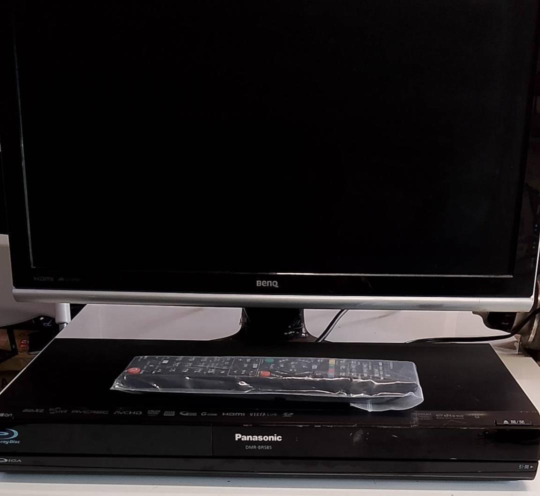 パナソニック DMR-BR585 Blu-rayレコーダー+22インチモニター