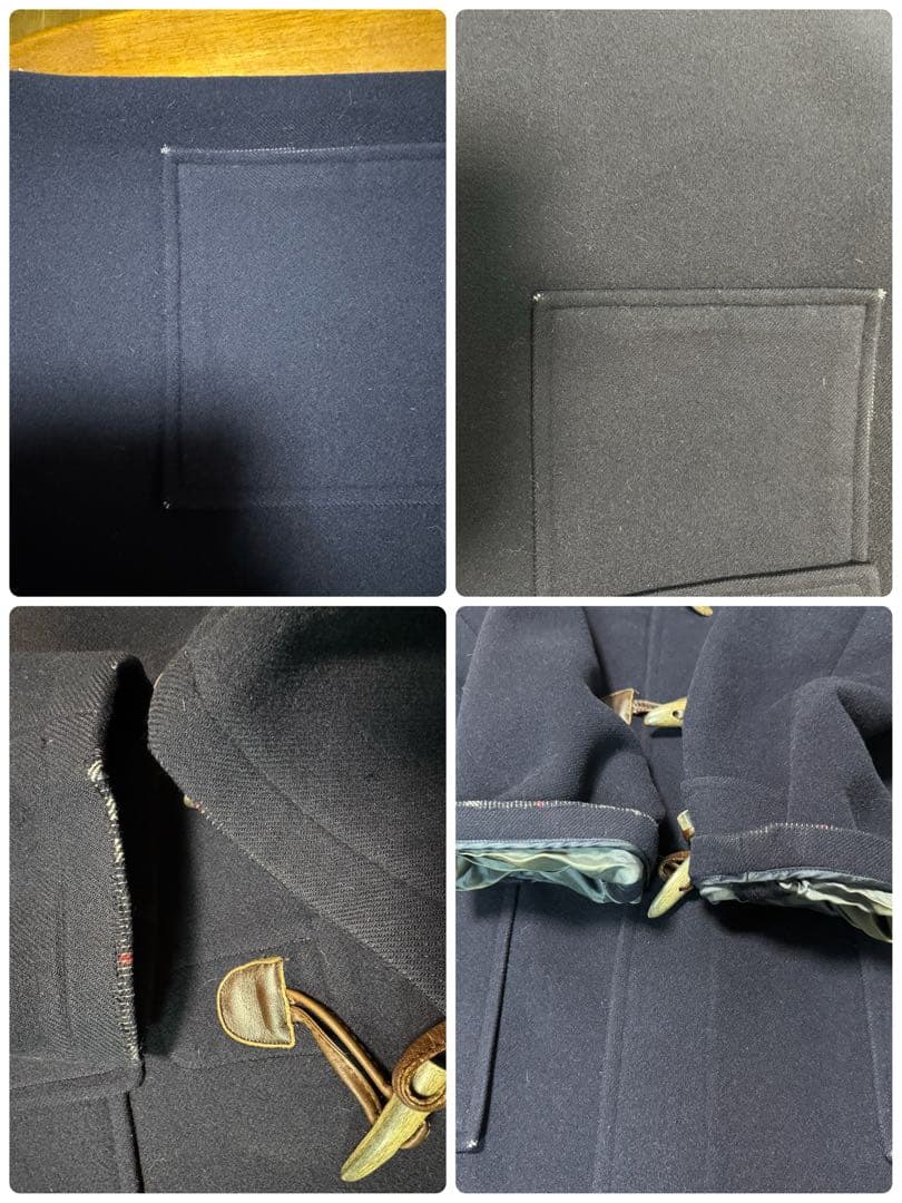 Burberry バーバリー ネイビー ダッフルコートメンズM