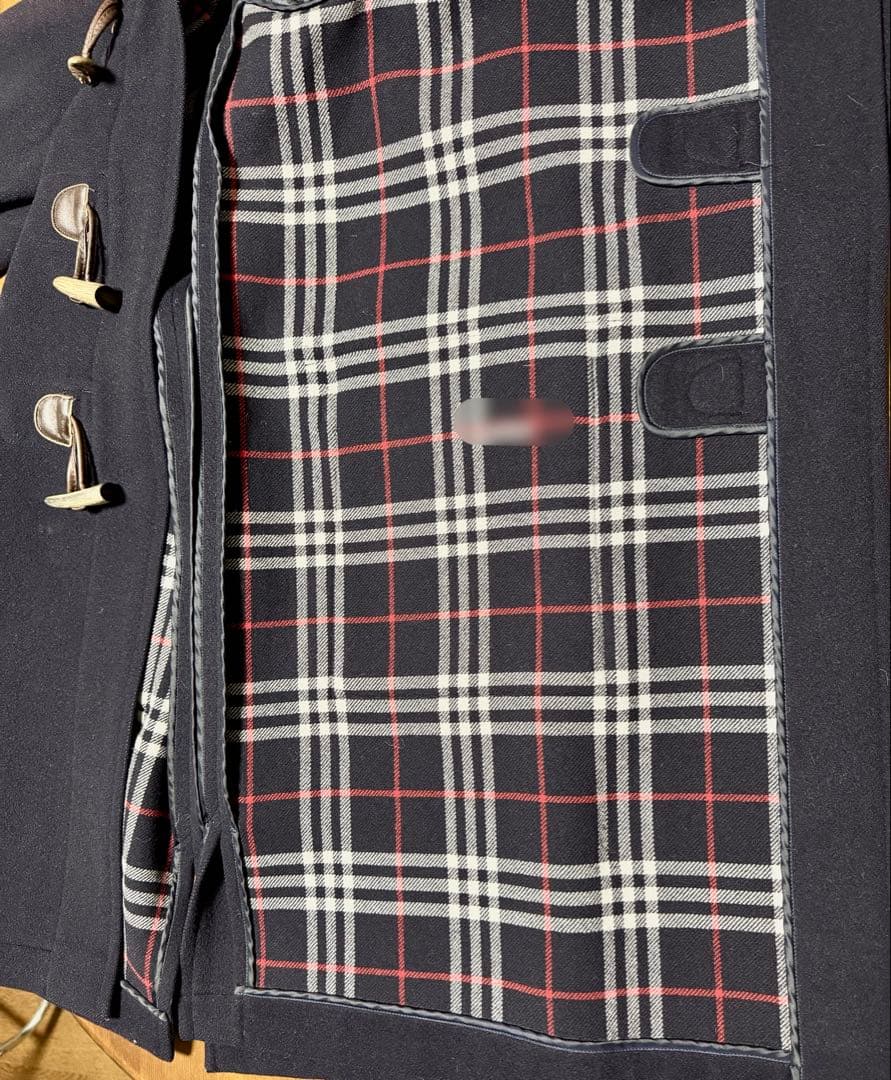 Burberry バーバリー ネイビー ダッフルコートメンズM