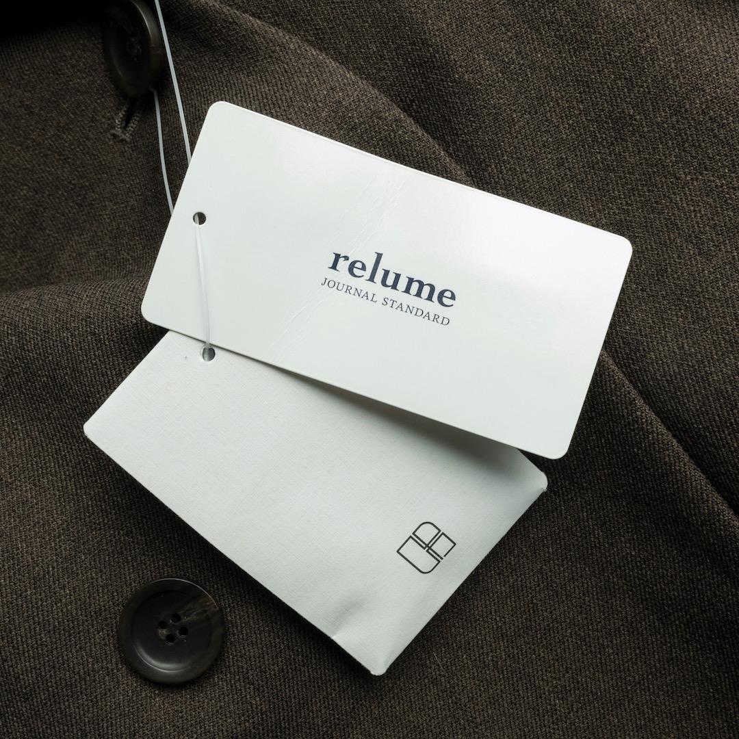 ジャーナルスタンダードレリューム ツイーディーツイルテーラードダブルジャケット