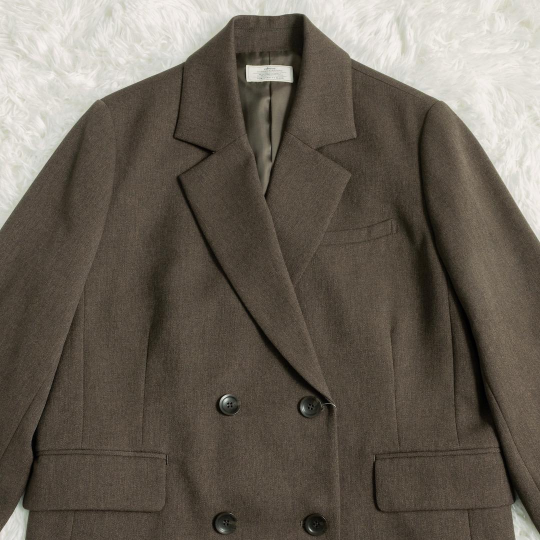 ジャーナルスタンダードレリューム ツイーディーツイルテーラードダブルジャケット