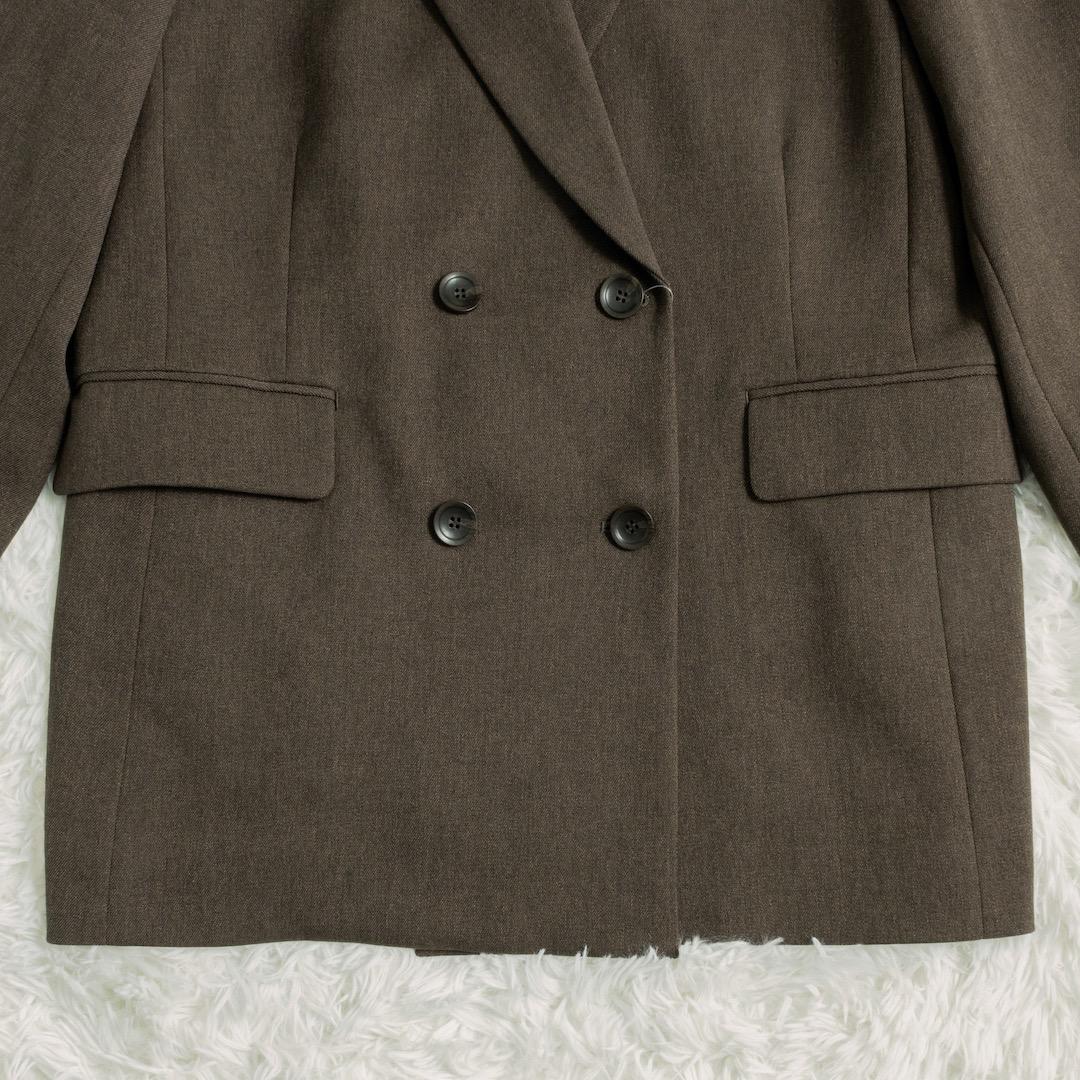 ジャーナルスタンダードレリューム ツイーディーツイルテーラードダブルジャケット