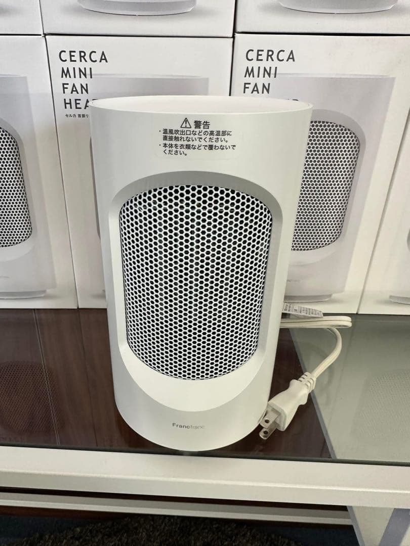 Cerca Mini Fan Heater ホワイト. ヒーター5台セット