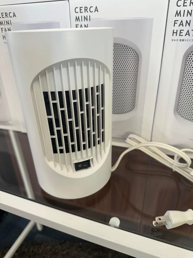 Cerca Mini Fan Heater ホワイト. ヒーター5台セット