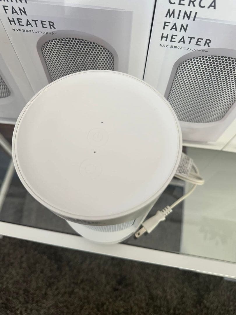 Cerca Mini Fan Heater ホワイト. ヒーター5台セット