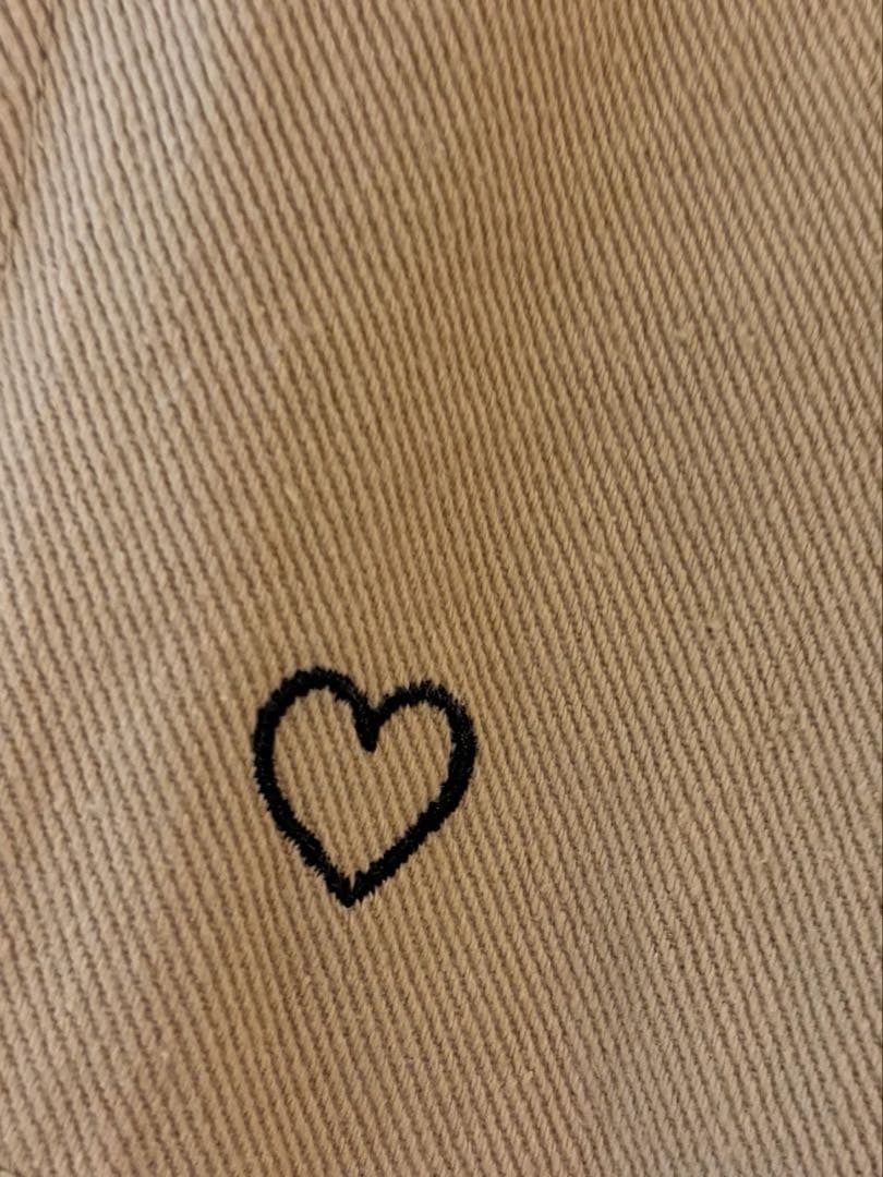 パンツ andmary Heart point cargo pants beige