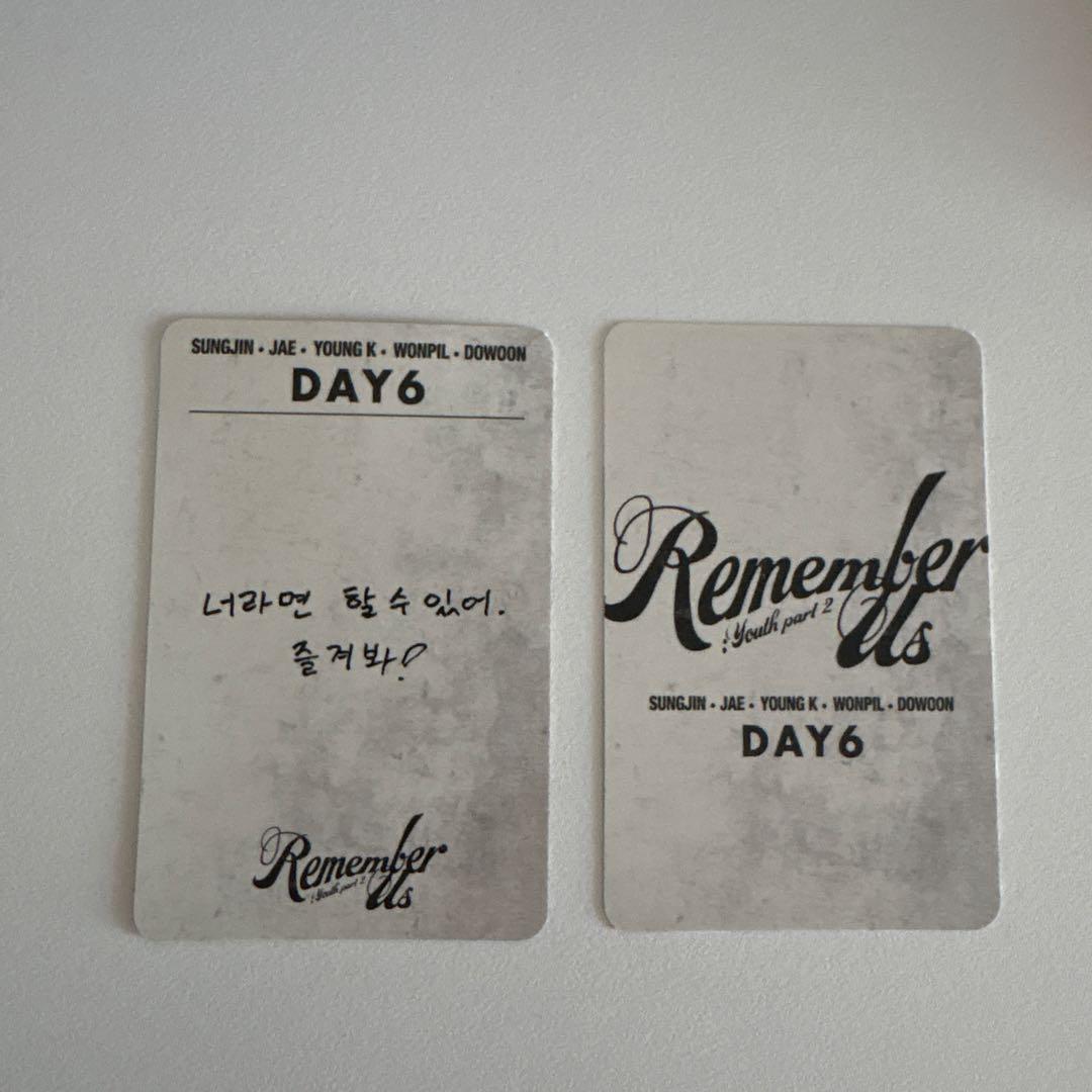 DAY6 ヨンケイ　トレカ　アギポカ　幼少期ポカ　２枚セット