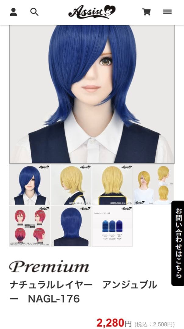 ふさつ ウィッグオーダー 確認用 (3月1週)