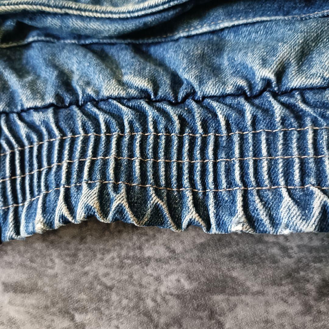 80s ユーロ RACING HORSE オーバーサイズ デニムブルゾン