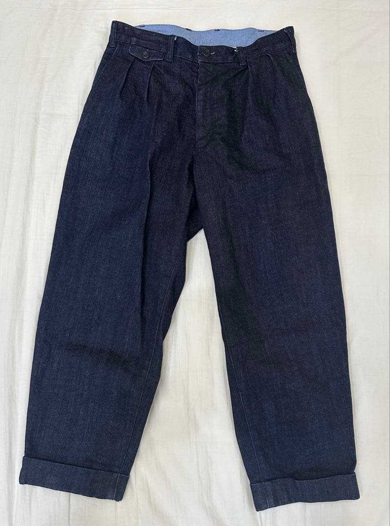 BEAMS PLUS ビームス プラス　2 Pleats denim ①