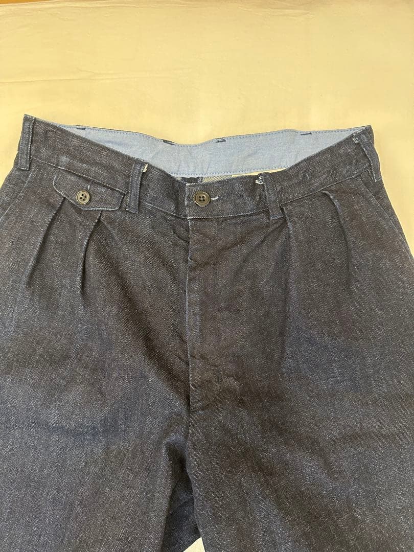 BEAMS PLUS ビームス プラス　2 Pleats denim ①