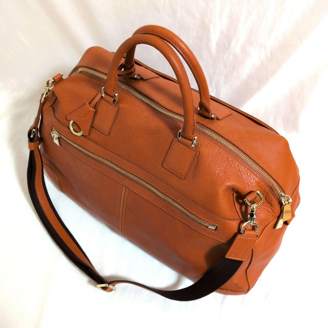 【未使用級✦69300円】aniary／アニアリ シュリンクレザーボストンバッグ