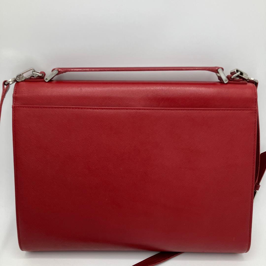 【希少】BURBERRY レザー 2way ロゴ金具 ビジネスバッグ