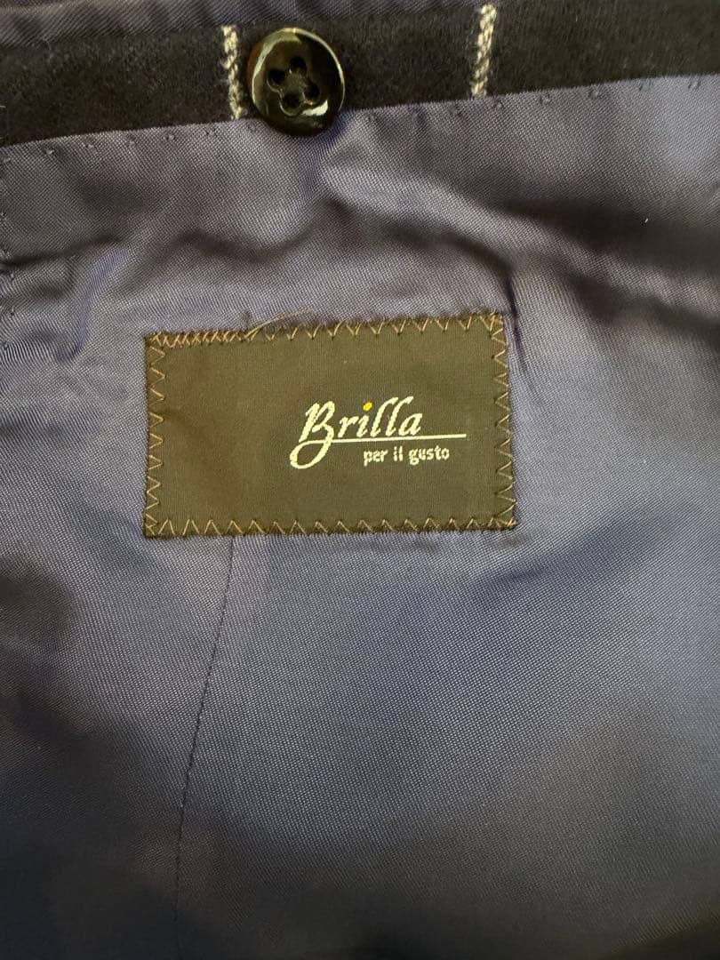 Beams Brillsピンストライプダブルスーツ