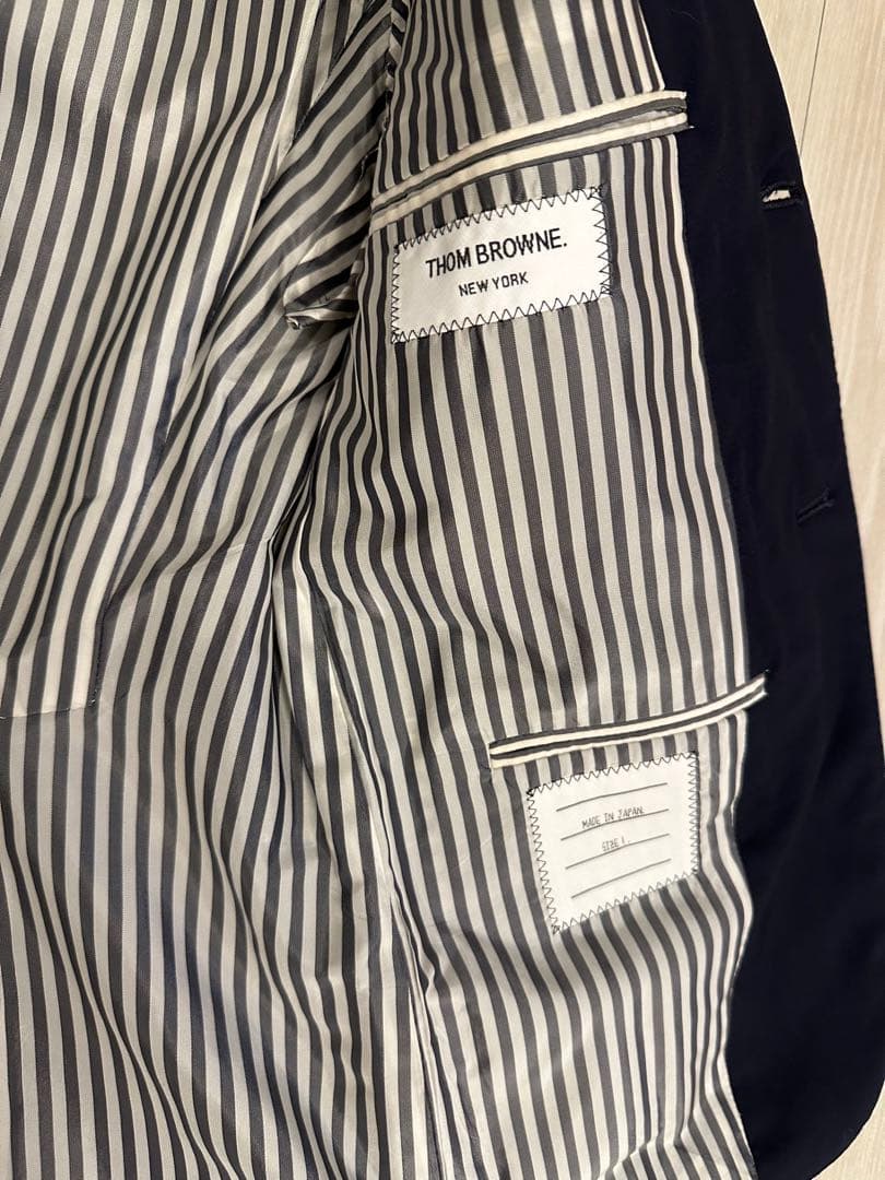 【最終】トムブラウン　スーツ　上下ジャケットネイビー