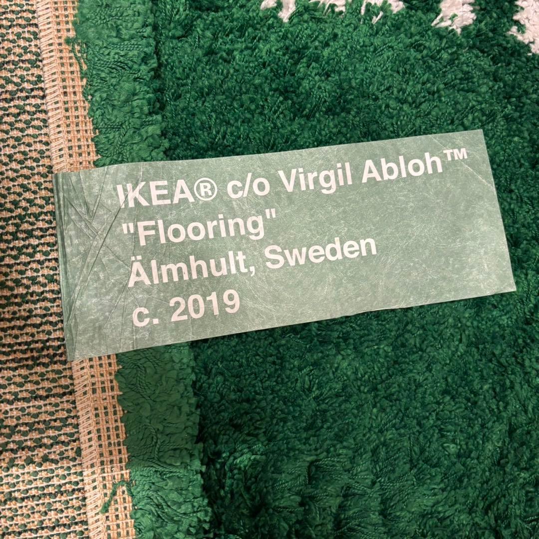 IKEA×Virgil Abloh MARKERAD“WET GRASS”ラグ