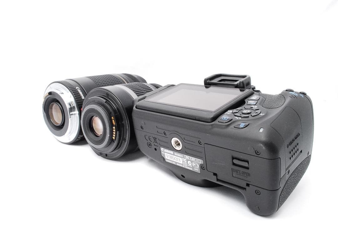 キヤノン Kiss X5☆入門機☆一眼レフカメラ☆Wレンズ☆付属品付きすぐ使える