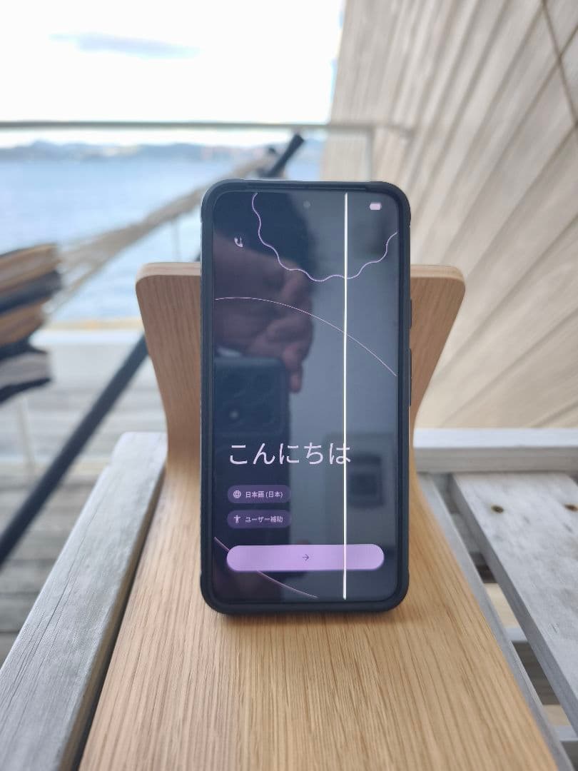 Google Pixel8 spigenケース付き