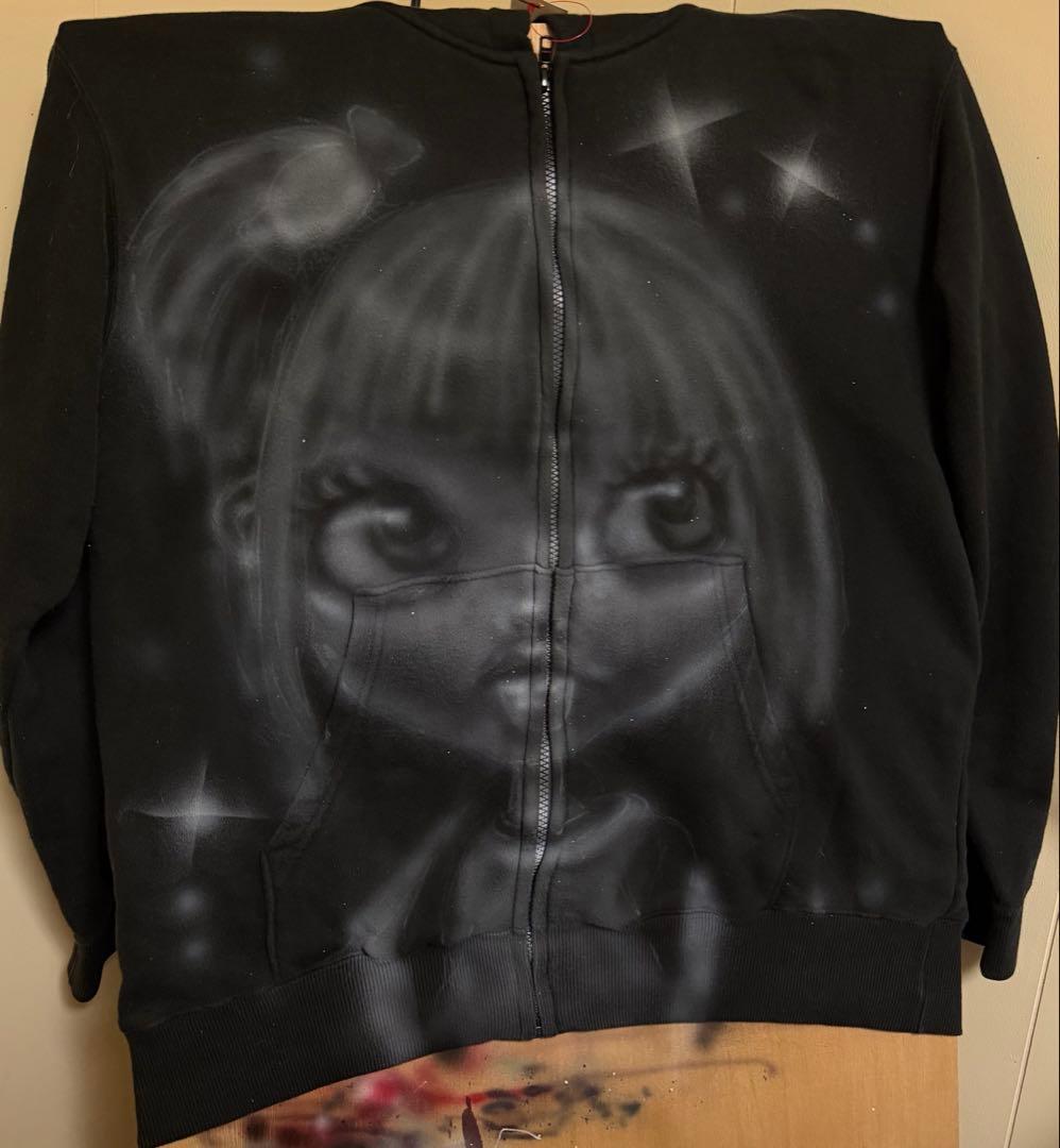 あ*様 original airbrush Hoodie