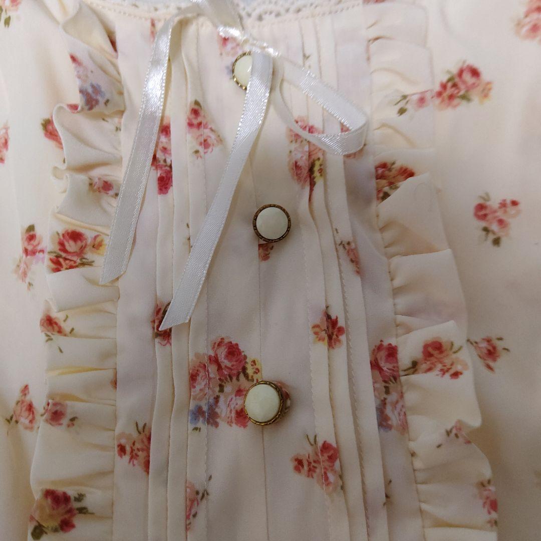 LIZ LISA フラワープリント ノースリーブワンピース