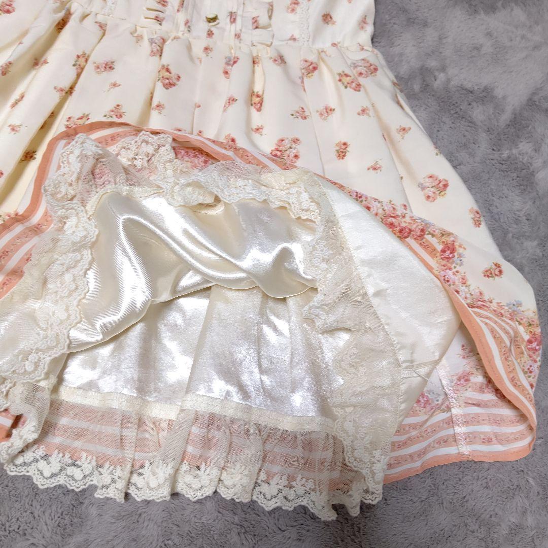 LIZ LISA フラワープリント ノースリーブワンピース