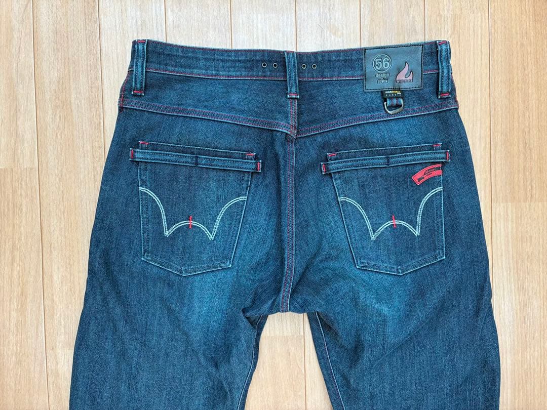 56design × EDWIN 056 ライダー ジーンズ コーデュラ
