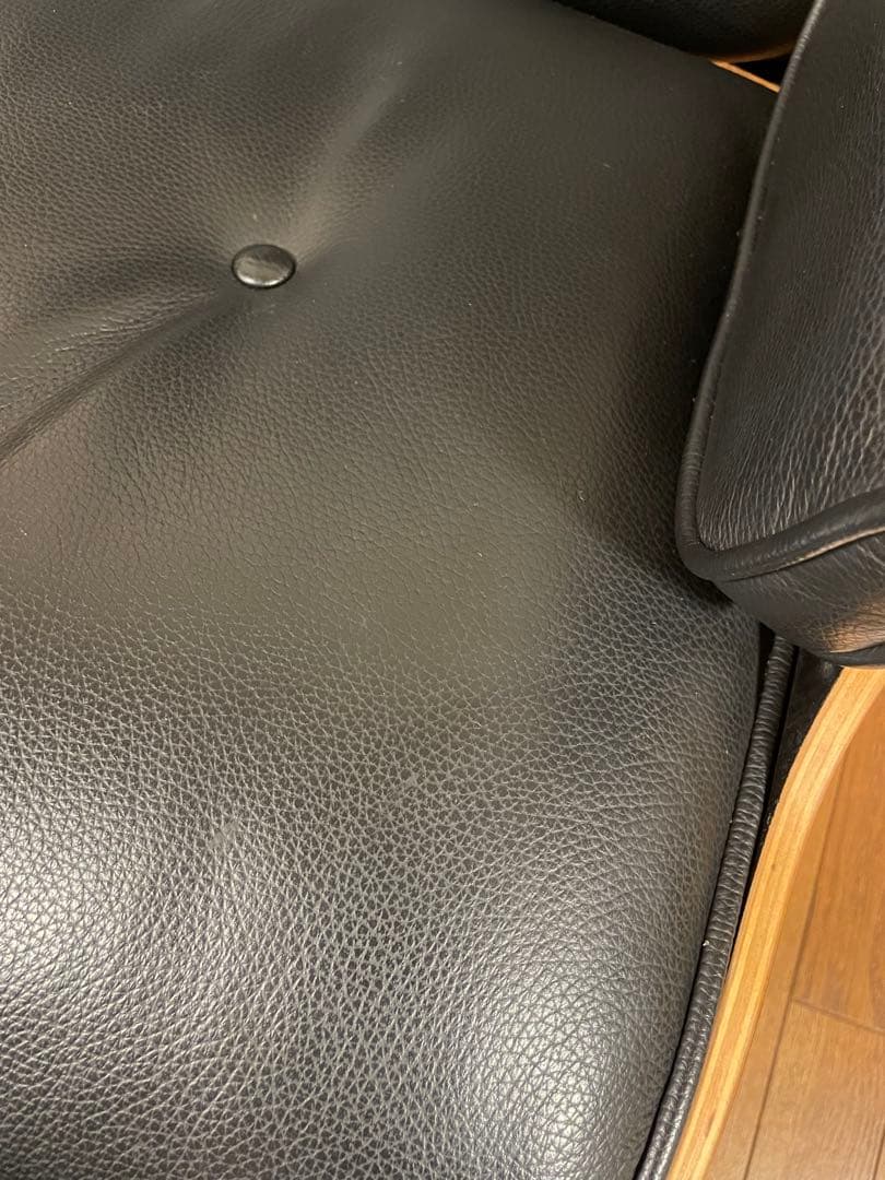 ①美品　イームズ　ウォールナット　ラウンジチェア　オットマン　ソファ　EAMES