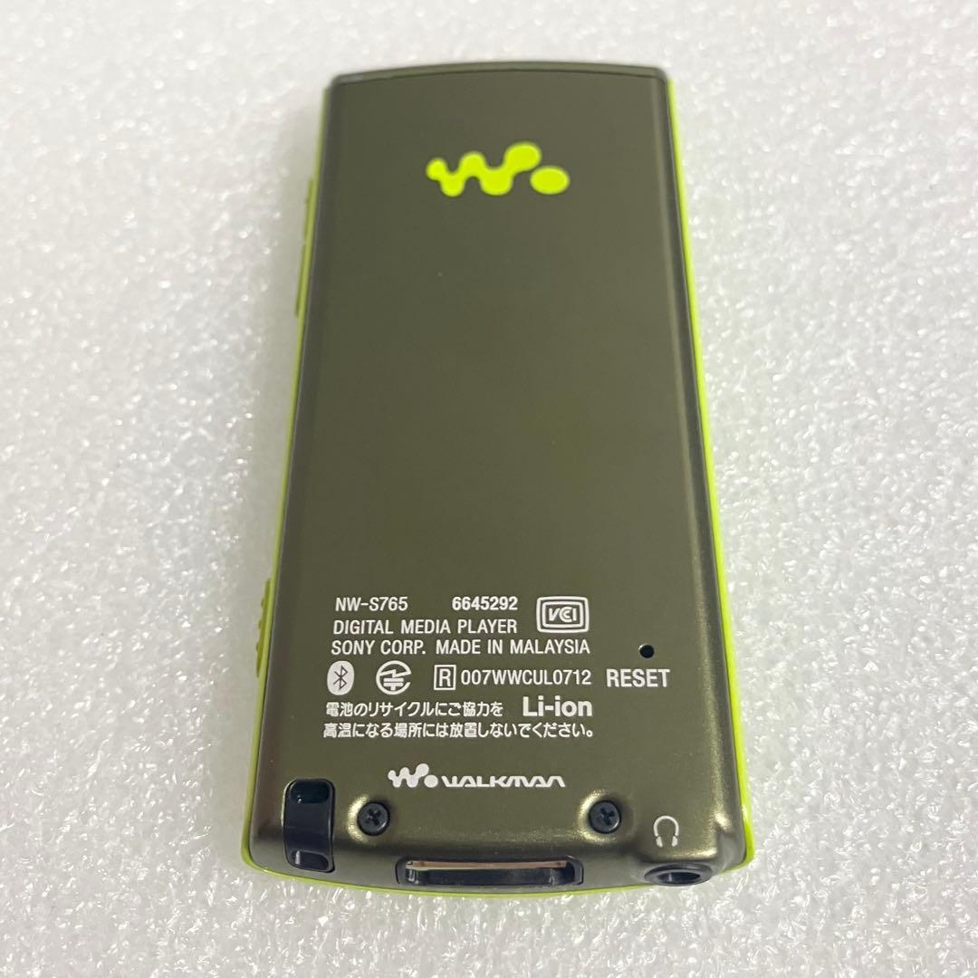 【超美品　バッテリ良好】SONY ウォークマン　NW-S765 16GB ライム