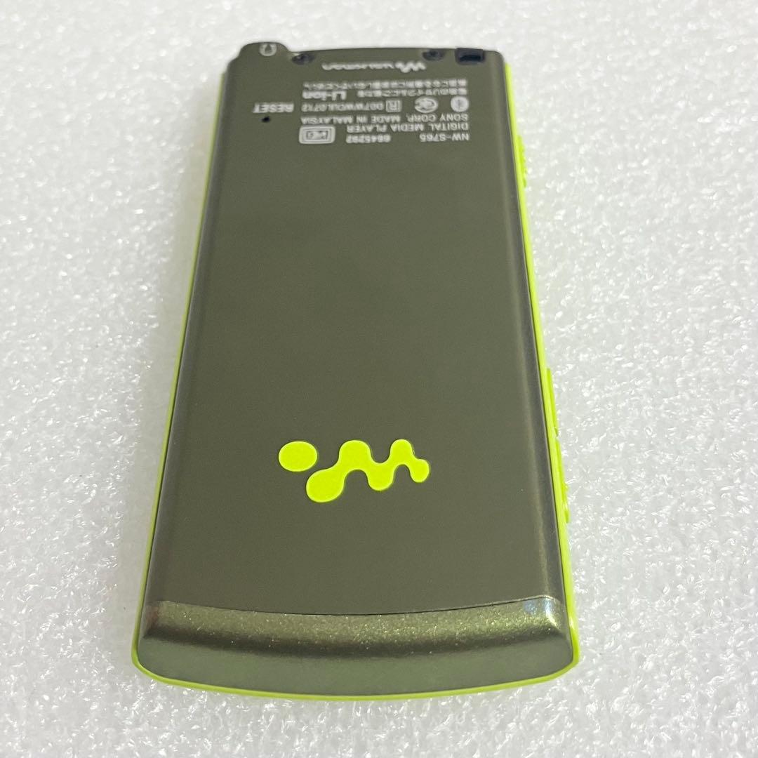 【超美品　バッテリ良好】SONY ウォークマン　NW-S765 16GB ライム