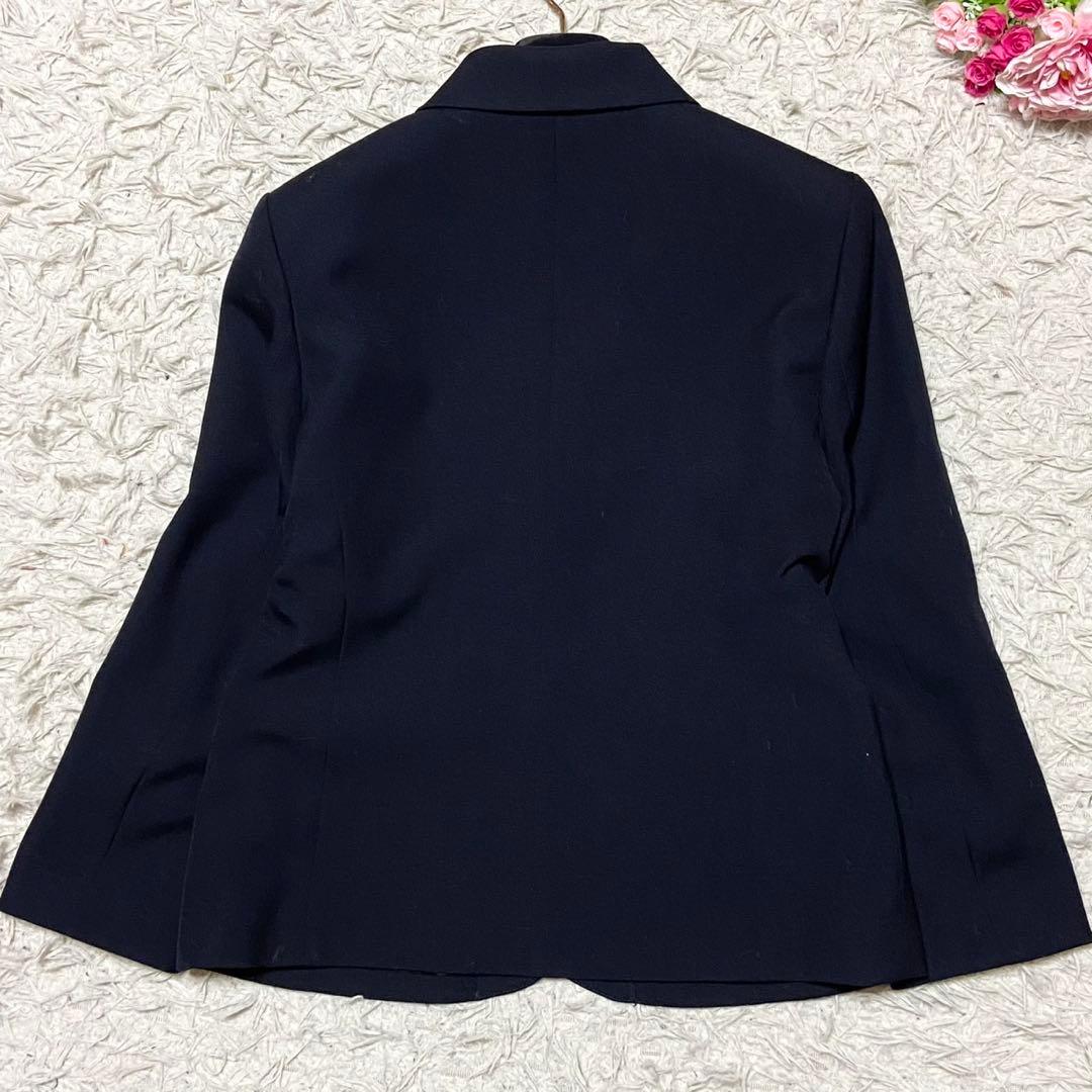 【極美品】 ポンポネット お受験スーツ フルセット チェック リボン サイズLL