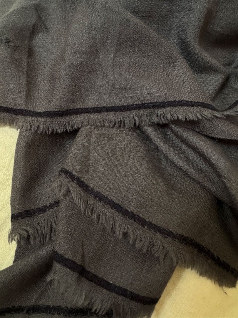 Kaval ストール　グレー×ブラック　arts &science マフラー