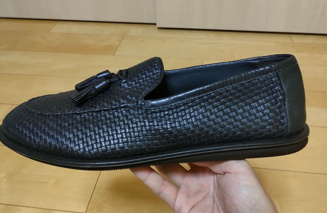 【新品】定価19万 ジョルジオアルマーニ タッセルローファー 茶