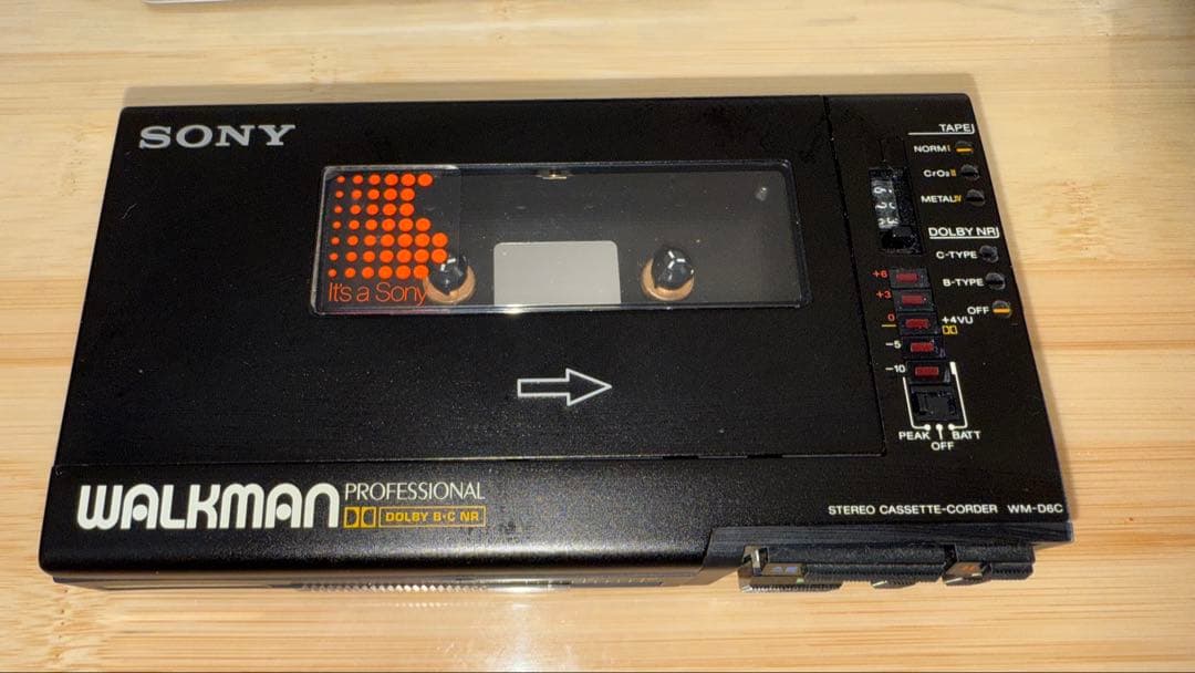 【希少】SONY Walkman WM-D6C カセットウォークマン