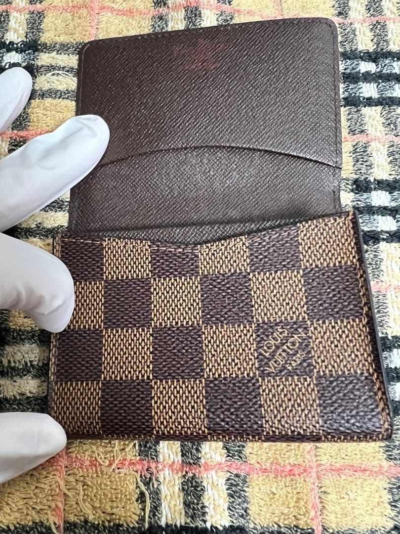 ルイヴィトン アンヴェロップカルトドゥヴィジット ダミエ 名刺入れ カードケース