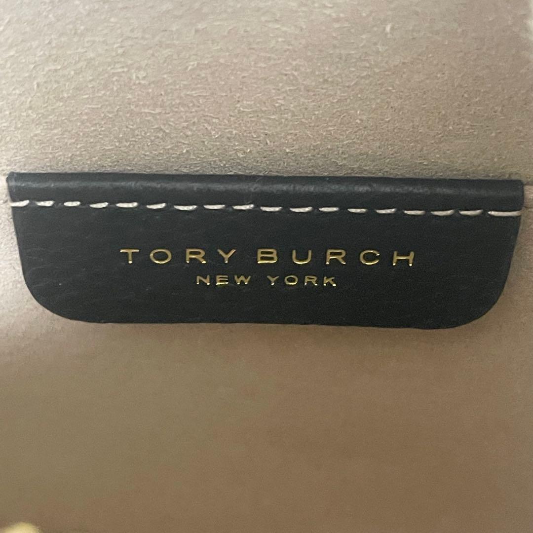 【未使用級】TORY BURCHトリーバーチ ショルダーバッグ ミラー ブラック